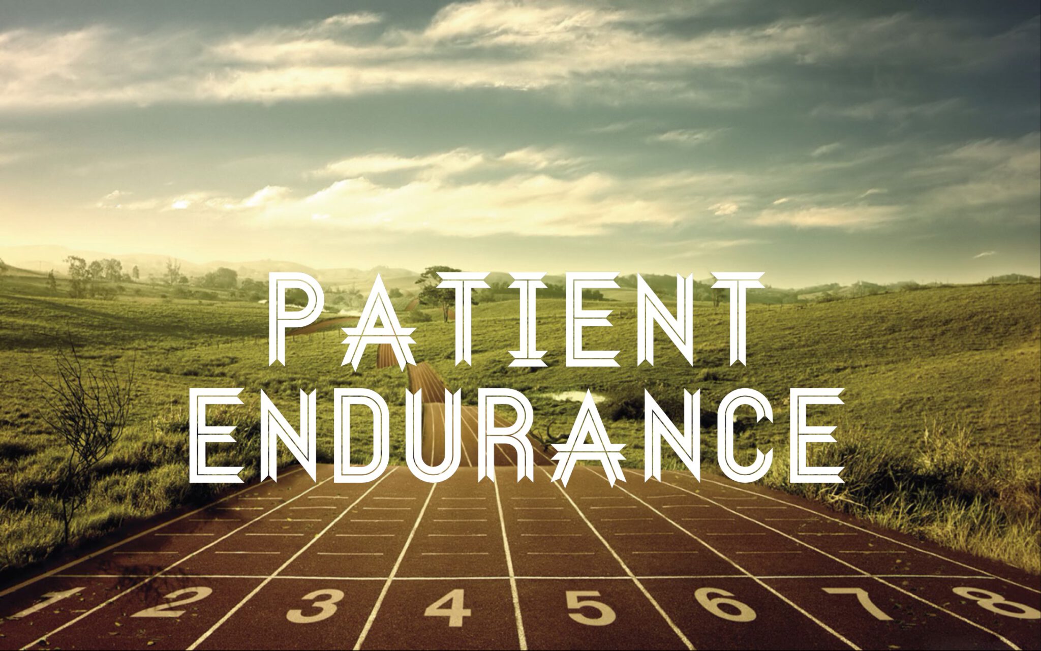 ENDURANCE AND PATIENCE PAUSE AND PONDER